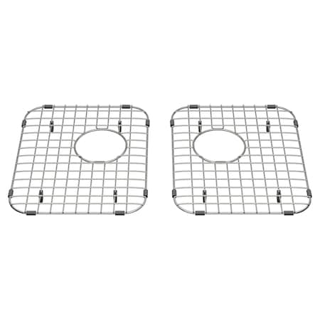American Standard Quince 33x23 Double Bowl Kitchen Sink Grids, Stainless Steel 8416000.075